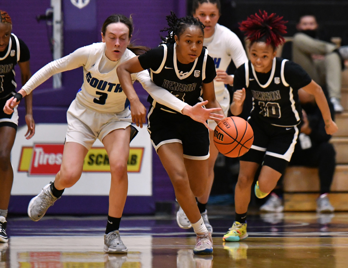 Benson South Medford girls basketball Taylor Balkom 11
